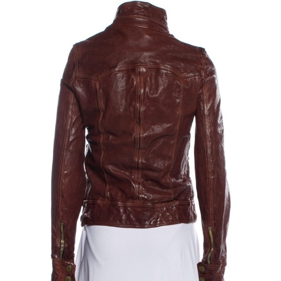 Dolce and Gabbana leather Moto jacket IT40 - Picture 2 of 10